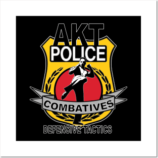 AKT Police Combatives - Gold Badge Posters and Art